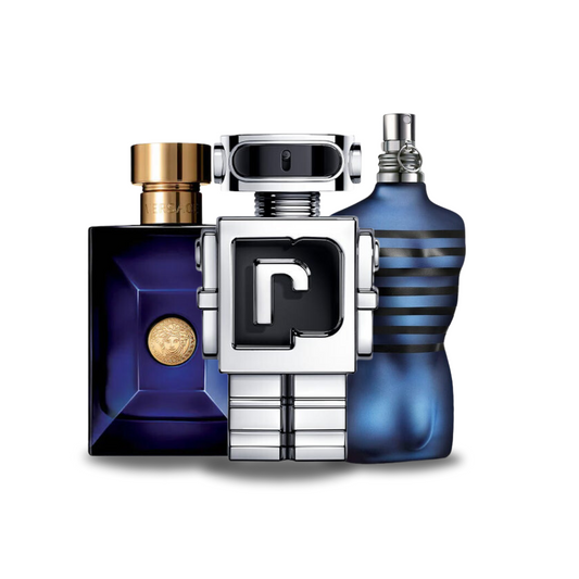 Pack de 3 fragancias DYLAN BLUE, PHANTOM y ULTRA MALE 100 ml